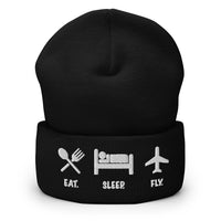 Eat. Sleep. Fly. Beanie