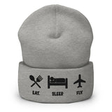Eat. Sleep. Fly. Beanie