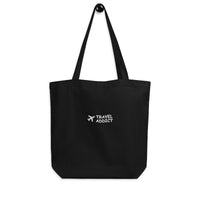 Embroidered Travel Addict Tote Bag