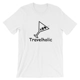 Travelholic Tee- Black Logo