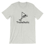 Travelholic Tee- Black Logo