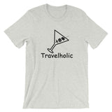 Travelholic Tee- Black Logo