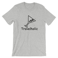 Travelholic Tee- Black Logo