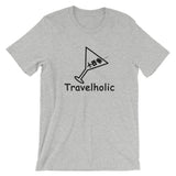 Travelholic Tee- Black Logo