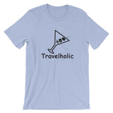Travelholic Tee- Black Logo