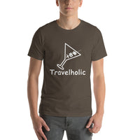 Travelholic Tee- White Logo