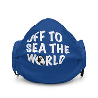 Off to Sea the World Face Mask