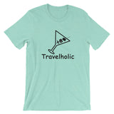 Travelholic Tee- Black Logo