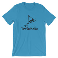 Travelholic Tee- Black Logo