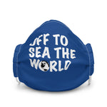 Off to Sea the World Face Mask