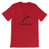 Travelholic Tee- Black Logo