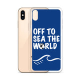 Off to Sea the World iPhone Case