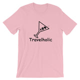 Travelholic Tee- Black Logo
